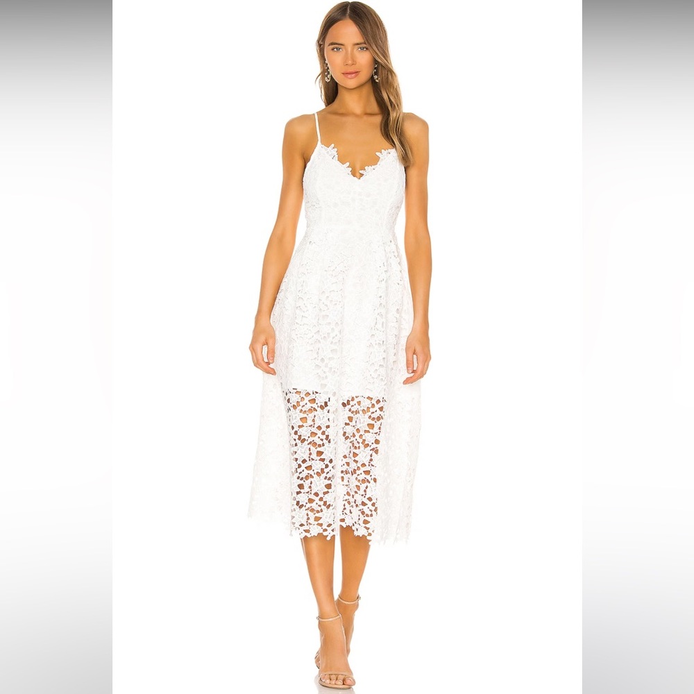 ASTR White Lace Dress